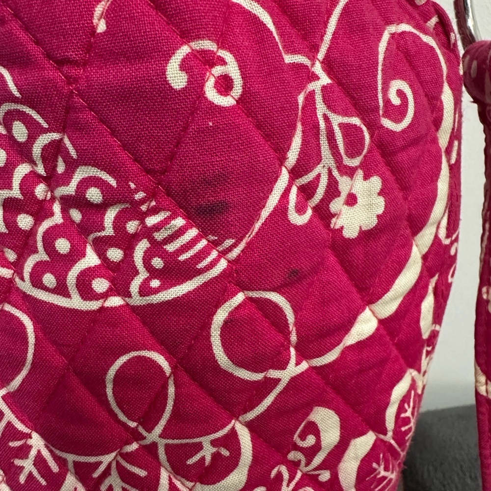 Vera Bradley (retired) Twirly Bird Pink Drawstring Bag - Picture 4 of 10
